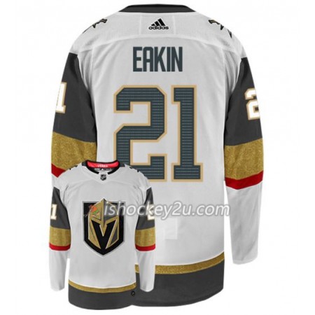 Mænd NHL Vegas Golden Knights Trøje CODY EAKIN 21 Adidas Hvid Authentic